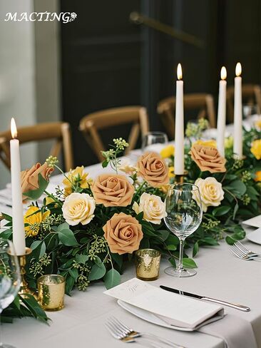 MACTING 30PCS Artificial Flower Roses, Fake Flowers with Stem, Real Touch Foam Roses for Wedding Kissing Ball Corsage Party Baby Shower Home Halloween Decorations(Black and White) in Kuwait