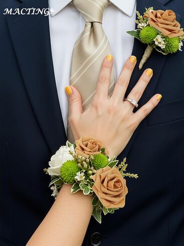 MACTING 30PCS Artificial Flower Roses, Fake Flowers with Stem, Real Touch Foam Roses for Wedding Kissing Ball Corsage Party Baby Shower Home Halloween Decorations(Black and White) in Kuwait
