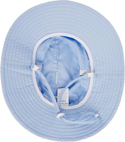 HECCEI Baby Sun Hat Adjustable Summer Beach Hat with Wide Brim UPF 50+ Sun Protection Bucket for Infant Boy Girl in Kuwait