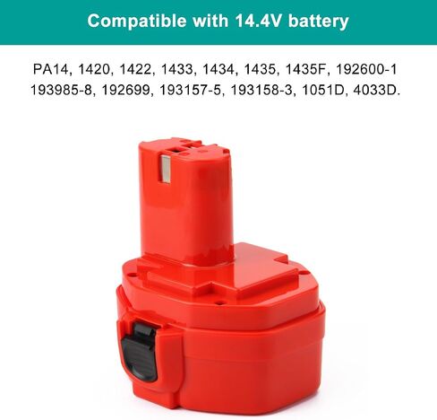 CREABEST 2 Packs 14.4V 3.5Ah Ni-MH Replacement Battery Compatible with 1434 1420 1422 1433 1435 1435F 192699-A 193158-3 192600-1 1051D 4033D Power Cordless Drill Tools in Kuwait