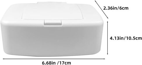 PRETYZOOM 2pcs Empty Wipes Dispenser, Baby Wipes Container with Lid, Portable Refillable Paper Container for Bathroom, Travel (17x10x6cm) in Saudi Arabia