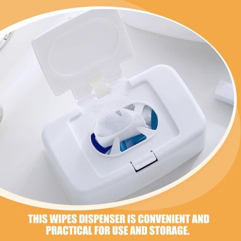 PRETYZOOM 2pcs Empty Wipes Dispenser, Baby Wipes Container with Lid, Portable Refillable Paper Container for Bathroom, Travel (17x10x6cm) in Saudi Arabia