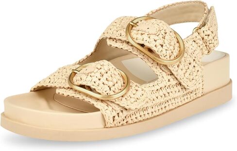 Dolce Vita النسائية Starla Crochet Sandal Flat in Kuwait
