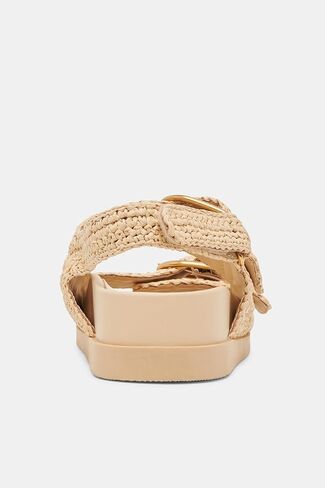 Dolce Vita النسائية Starla Crochet Sandal Flat in Kuwait