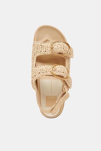 Dolce Vita النسائية Starla Crochet Sandal Flat in Kuwait