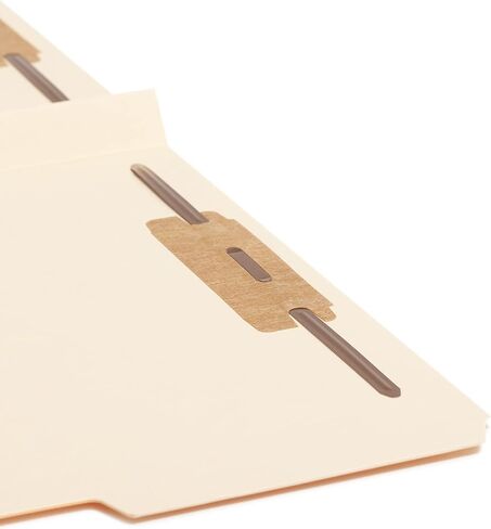 مجلد ملفات Smead Fastener، 2 مثبتات، علامة تبويب معززة 1/3 قطع، توسيع 1-1/2 بوصة، حجم الحروف، مانيلا، 50 لكل صندوق (14595) in Saudi Arabia