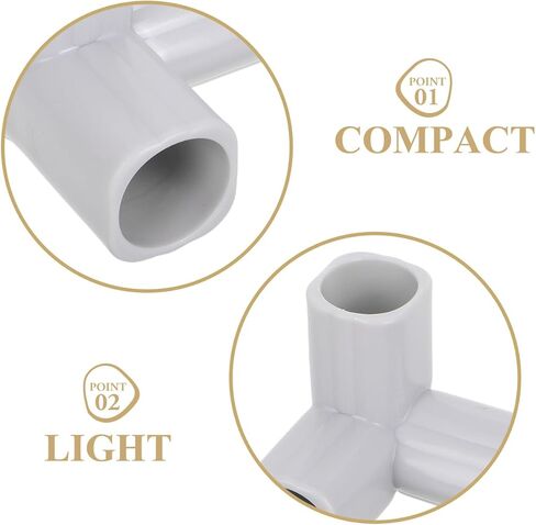 Cabilock 6PCS Playpen Accessories Connectories for Undoor Safety Propoysile Pipe Forting Adapters لمناطق اللعب سهلة التثبيت تكوينات التثبيت in Saudi Arabia
