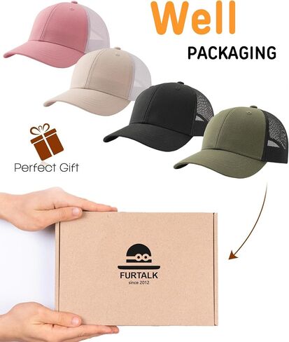 Furtalk Toddler Kids Structiced Baseball Hat Boys Girls Baby Capable Cap in Saudi Arabia
