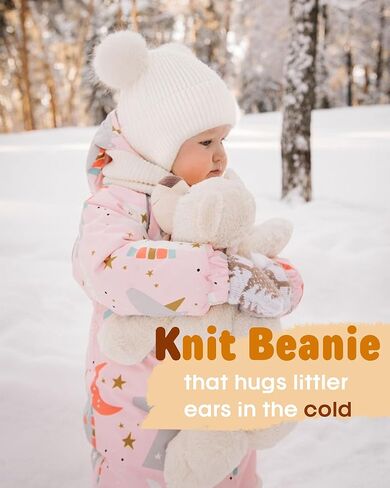 Furtalk Baby Toddler Winter Hat Pom Pom Beanie Girls Boy in Saudi Arabia