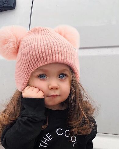 Furtalk Baby Toddler Winter Hat Pom Pom Beanie Girls Boy in Saudi Arabia