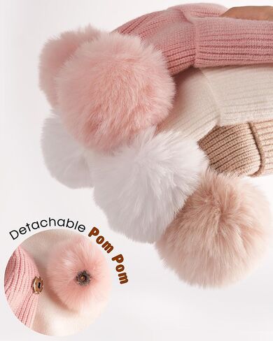 Furtalk Baby Toddler Winter Hat Pom Pom Beanie Girls Boy in Saudi Arabia