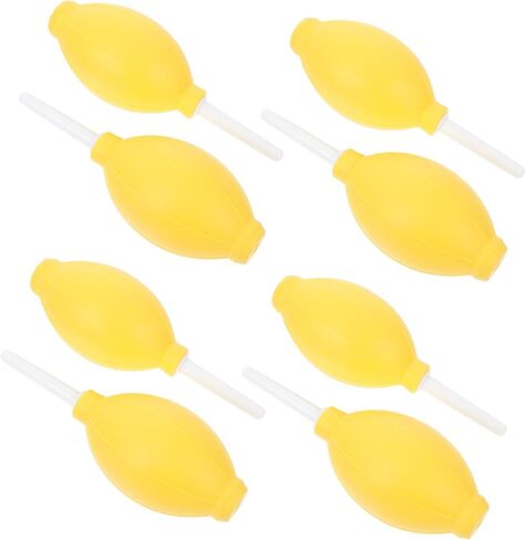 Mikikit 8pcs لمبة منفاخ هواء البستنة مع فوهة صمام دبوس لعدسة الكاميرا لوحة مفاتيح مشاهدة الغبار وأدوات تنظيف النباتات لون عشوائي in Saudi Arabia