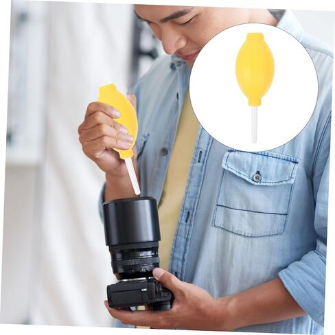 Mikikit 8pcs لمبة منفاخ هواء البستنة مع فوهة صمام دبوس لعدسة الكاميرا لوحة مفاتيح مشاهدة الغبار وأدوات تنظيف النباتات لون عشوائي in Saudi Arabia