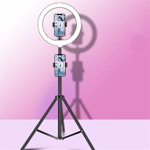 Mobile Phone Live Broadcast Triangle Bracket Fill Light Light a Full Set of Camera Support Frame Selfie Beauty Anchor(E) in Saudi Arabia