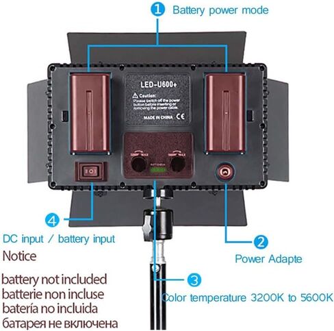 LED Photo Studio Light For Game Live Video Lighting Portable Recording Plans Lamp in Saudi Arabia
