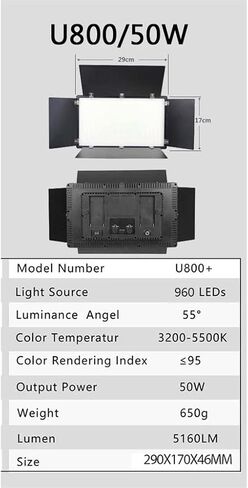 LED Photo Studio Light For Game Live Video Lighting Portable Recording Plans Lamp in Saudi Arabia
