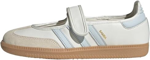 adidas CLOWHI/GUM3/HALBLU Women's Samba Jane W Cloud whiteGUM 3/Halo Blue 11 US, Wide in Saudi Arabia