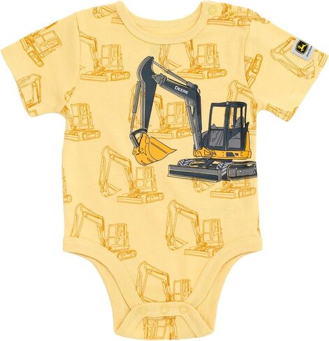 John Deere Farm Animals Truct Truck Baby 5 Pack Budyvitist Studuits Newborn لأحجام الرضع (حديثي الولادة - 24 شهرًا) in Saudi Arabia