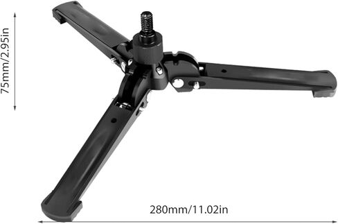 حامل ترايبود Mini Mini ، ترايبود طاولة عالمي لكاميرا DSLR ، gimbal ، كاميرا الحركة ، كاميرا الفيديو ، الميكروفون ، مصباح LED ، برغي 3/8 بوصة ، طي سريع in Kuwait