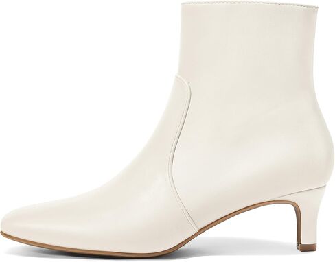 Mysoft Women's Hitten Heel Onkle Boots Square Toe Booties أحذية مريحة مع سحاب جانبي in Saudi Arabia