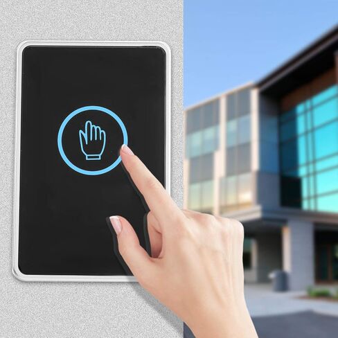 زر خروج الباب الخلفي مع التحكم في الوصول بالأشعة تحت الحمراء LED LED ، وتركيب تركيب السطح للمكتب المنزلي ، بلاستيك أسود ABS in Saudi Arabia
