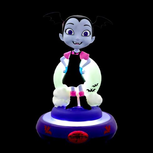 Disney Vampirina Night Light for Girls - حزمة مع ضوء ليلي Vampirina لغرفة النوم ، والحمام ، ومسلح ، وملصقات الحضانة ، والمزيد | ديكور غرفة Vampirina للأطفال in Kuwait