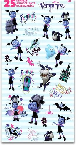 Disney Vampirina Night Light for Girls - حزمة مع ضوء ليلي Vampirina لغرفة النوم ، والحمام ، ومسلح ، وملصقات الحضانة ، والمزيد | ديكور غرفة Vampirina للأطفال in Kuwait