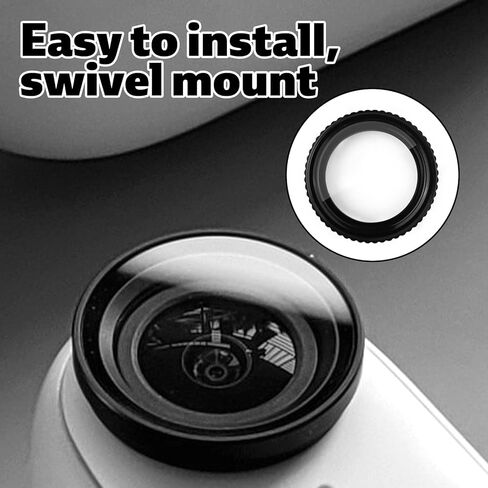 2PCS Lens Guard for Insta360 Go 3 ، Glass Lens Cover Cover Protector Waterproof High District Cover Accessories متوافقة مع Insta360 Go 3 in Kuwait