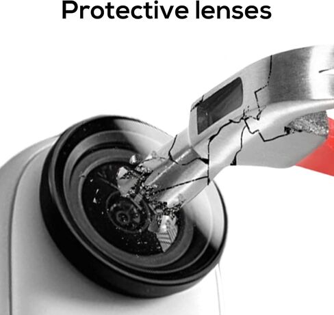 2PCS Lens Guard for Insta360 Go 3 ، Glass Lens Cover Cover Protector Waterproof High District Cover Accessories متوافقة مع Insta360 Go 3 in Kuwait