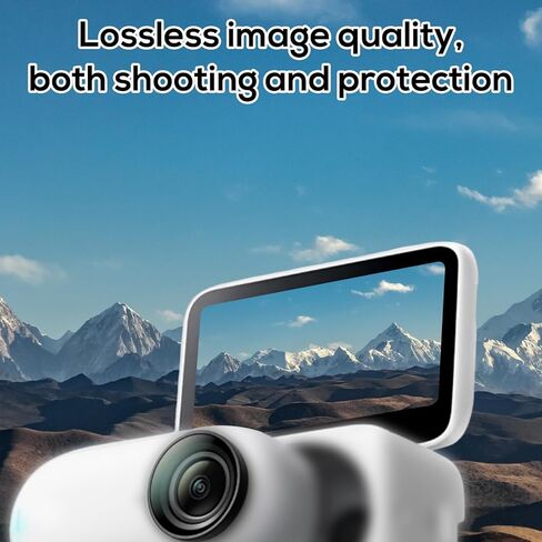 2PCS Lens Guard for Insta360 Go 3 ، Glass Lens Cover Cover Protector Waterproof High District Cover Accessories متوافقة مع Insta360 Go 3 in Kuwait