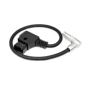 HENGYONGTA D-tap to RED Komodo Cinema Camera Flexible Power Cable, Adjustable Right Angle 2-Pin Female Plug for V-Mount or Gold Mount Battery (23.6 INCH / 60CM Adjustable) in Kuwait