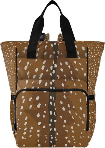 ALAZA Diaper Bag Backpack for Baby Nappy Changing Bags Multifunction Deer Print Travel Back Pack(226te5c) in Saudi Arabia