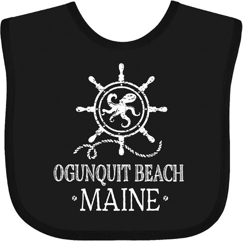 inktastic Ogunquit Beach Maine Baby Bib in Saudi Arabia