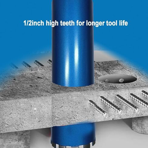 3-1/2 inch Core Drill Bit Diamond Laser Welded Core Bit Wet for Hard Concrete,Masonry,Brick and Block 15" Drilling Depth,1-1/4"-7 Arbor,Wet Drilling in Saudi Arabia
