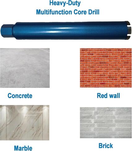 3-1/2 inch Core Drill Bit Diamond Laser Welded Core Bit Wet for Hard Concrete,Masonry,Brick and Block 15" Drilling Depth,1-1/4"-7 Arbor,Wet Drilling in Saudi Arabia