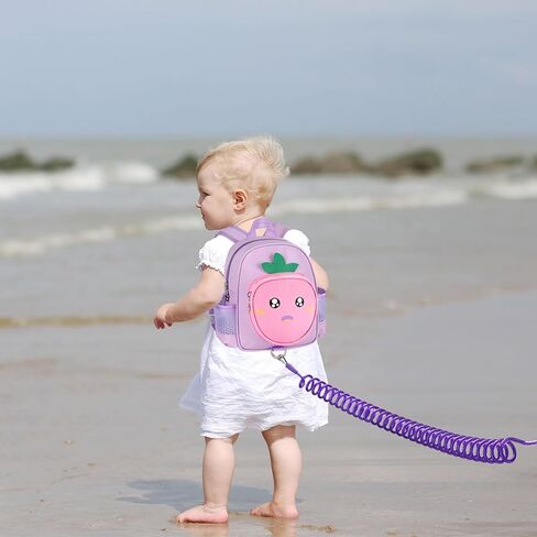 حقيبة الظهر على ظهر لعبة Accmor Toddler مع رابط معصم مضاد للمعصم ، 4 في 1 أطفال في الظهر. in Saudi Arabia