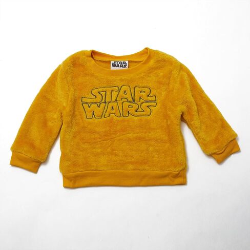 Star Wars Boys Infant قطعة واحدة bodysuit بأكمام طويلة من النوع الثقيل سراويل وركض السراويل والمرايل - 4 قطعة مريحة مجموعة in Kuwait