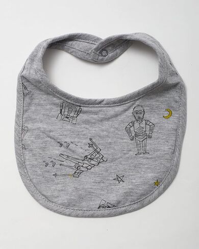 Star Wars Boys Infant قطعة واحدة bodysuit بأكمام طويلة من النوع الثقيل سراويل وركض السراويل والمرايل - 4 قطعة مريحة مجموعة in Kuwait