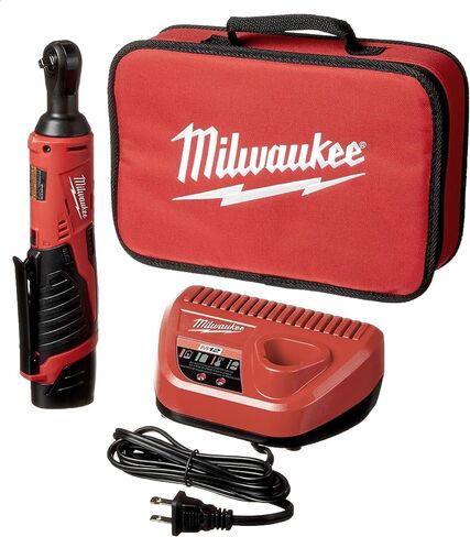 Milwaukee 2456-21 M12 Cordless 1/4" Lithium-Ion Ratchet Kit in Saudi Arabia