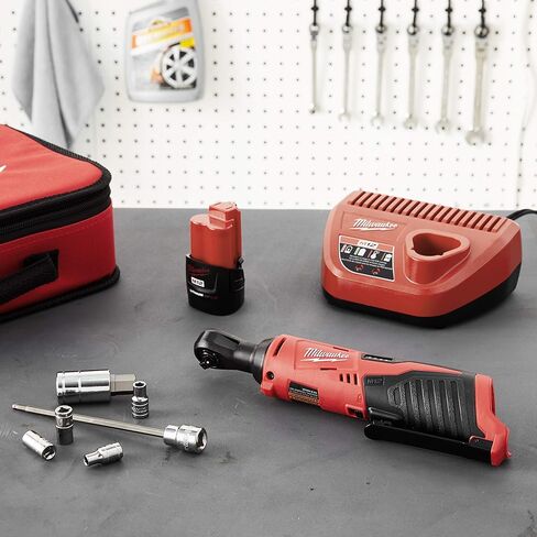 Milwaukee 2456-21 M12 Cordless 1/4" Lithium-Ion Ratchet Kit in Saudi Arabia