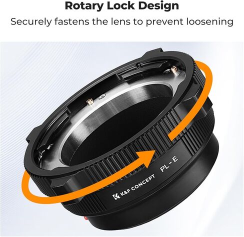 K&F Concept PL-E Mount Lens Adapter, PL Lens Converter Compatible with Sony E/NEX Mount Adapter in Saudi Arabia