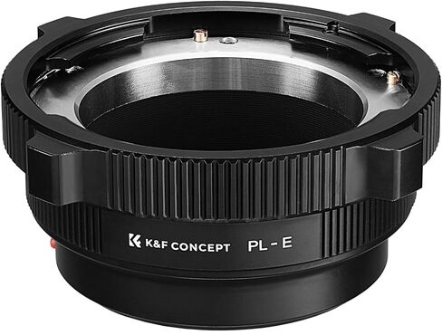 K&F Concept PL-E Mount Lens Adapter, PL Lens Converter Compatible with Sony E/NEX Mount Adapter in Saudi Arabia
