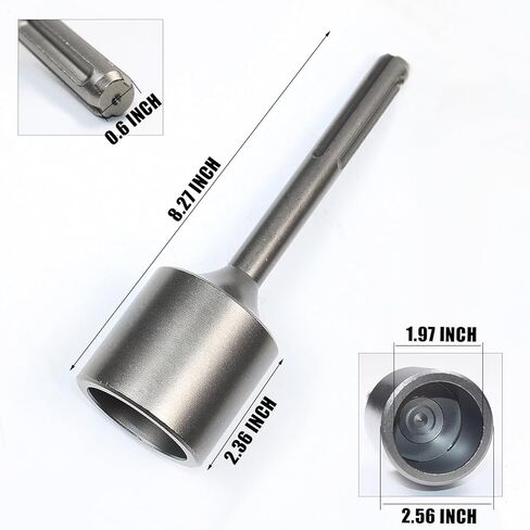 سائق SDS-Max T-Post لقيادة السياج ، وقضبان الأرض ، و T-Posts-سياج رأس قطره 2 بوصة متمثل مع المطارق الدوارة SDS-Max الرئيسية in Kuwait