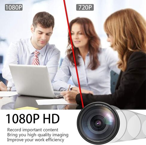 mini Camera Pen with 64GB Memory Card, 1080P HD Mini Surveillance Camera, Portable Pocket Cam, Black in Saudi Arabia