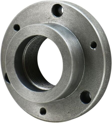 Shars 5" Fully Machined Threaded Back Plate with 2-1/4 x 8 TPI for 3 or 4 Jaw Self Centering Lathe Chucks 202-6234 S in Saudi Arabia