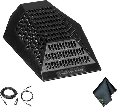 Audio-Technica Pro 44 Cardioid Contenser Boundary Microphone + Microfiber Cleaning Close + 10 ft XLR Cable in Saudi Arabia