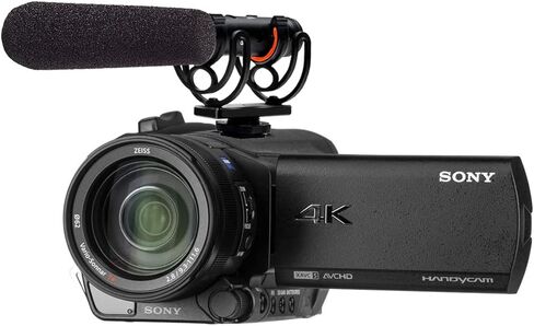 Digital Nc Advanced Super Cardioid Stereo Microphone for Sony FDR-AX700 with Dead Cat Wind Muff in Saudi Arabia