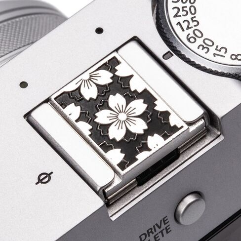 Camera Metal Hot Shoe Cover Shutter Buttons for FUJIFILM X100VI X100V XPro3 XPro2 XPro1 X-T4 X-T3 X-T50 X-T30 for NikonZF Z5 Z6 for Canon (Red-Hot Shoe Cover) in Saudi Arabia