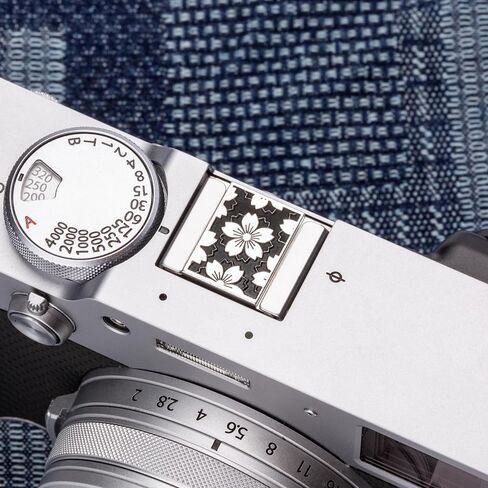 Camera Metal Hot Shoe Cover Shutter Buttons for FUJIFILM X100VI X100V XPro3 XPro2 XPro1 X-T4 X-T3 X-T50 X-T30 for NikonZF Z5 Z6 for Canon (Red-Hot Shoe Cover) in Saudi Arabia