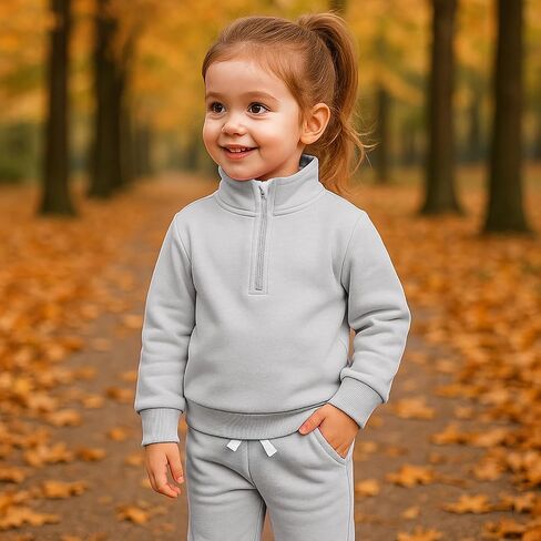 Grnshts Toddler مطابقة ملابس الفتى والفتاة سقوط ملابس طفل طويل الأكمام في فصل الشتاء مجموعات 2-6y in Kuwait